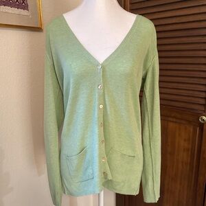 Banana Republic Silk Blend Midi Cardigan